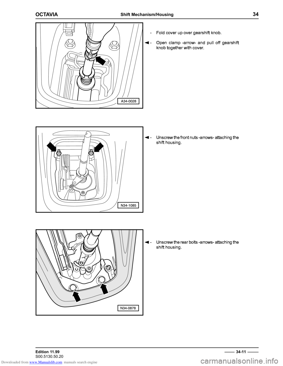 SKODA OCTAVIA 2000 1.G / (1U) 02C Gearbox Repair Manual Downloaded from www.Manualslib.com manuals search engine ��������������������������������
������������� 
���������������������������� �����
� �������������
��
   	 


   


�
