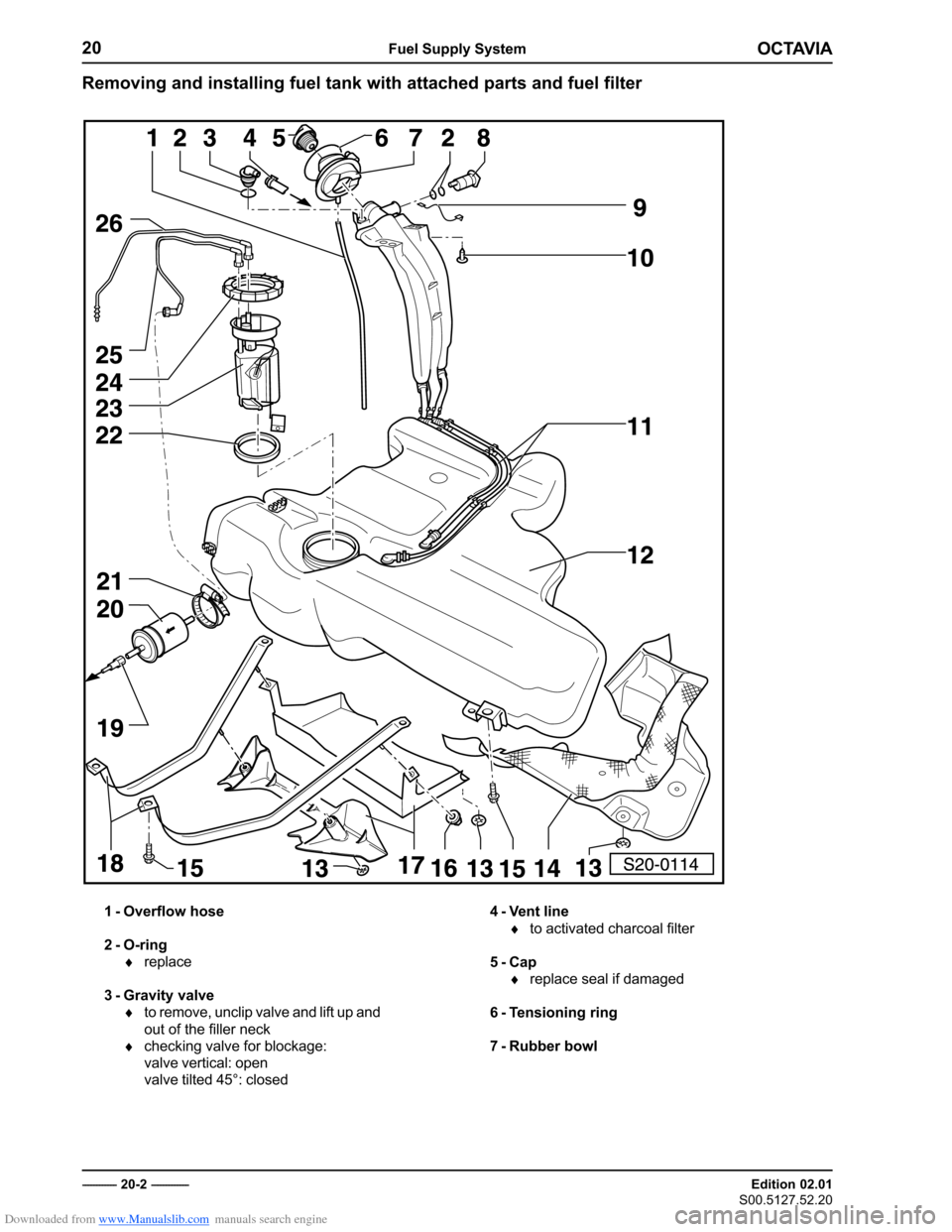 SKODA OCTAVIA 2000 1.G / (1U) 2.0 85kw Engine Workshop Manual Downloaded from www.Manualslib.com manuals search engine �������
��������������������
�������������
��������������
�������������������
� �������������
�������������������������������������������������