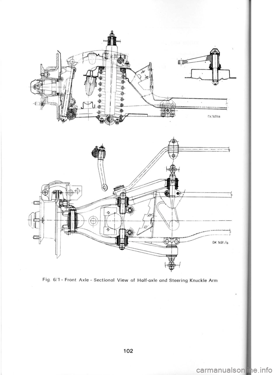 SKODA 120 LSE 1980 Workshop Manual s-l
i-l
S.l
-r\ --r ltT-t
,/ \9,
/+
\- -:
Fig 6/1 -
Front Axle -
Sectionol View of Holf-oxle ond Steering Knuckle Arnr
102 TI
den
the
rods
TI
poir
wisl S us1
te ler
Prev
6.1
Ato -wl
-w SKODA 120 LSE 1980 Workshop Manual s-l
i-l
S.l
-r\ --r ltT-t
,/ \9,
/+
\- -:
Fig 6/1 -
Front Axle -
Sectionol View of Holf-oxle ond Steering Knuckle Arnr
102 TI
den
the
rods
TI
poir
wisl S us1
te ler
Prev
6.1
Ato -wl
-w