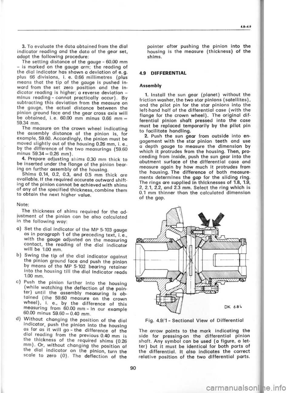 SKODA 120 LSE 1980 Manual Online ^l;
eil
ell
€; \l-
I
4.9-4.
r
O
Fig. I
((
,.ffi
l|i
3. To evoluote
the doto
obtoined from
the diol
indicotor reoding ond the
doto of the geor
set,
odopt the following procedure:
The set SKODA 120 LSE 1980 Manual Online ^l;
eil
ell
€; \l-
I
4.9-4.
r
O
Fig. I
((
,.ffi
l|i
3. To evoluote
the doto
obtoined from
the diol
indicotor reoding ond the
doto of the geor
set,
odopt the following procedure:
The set