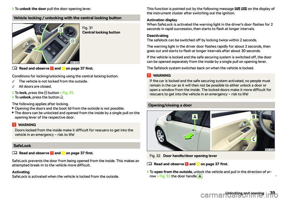 SKODA CITIGO 2019 Service Manual 