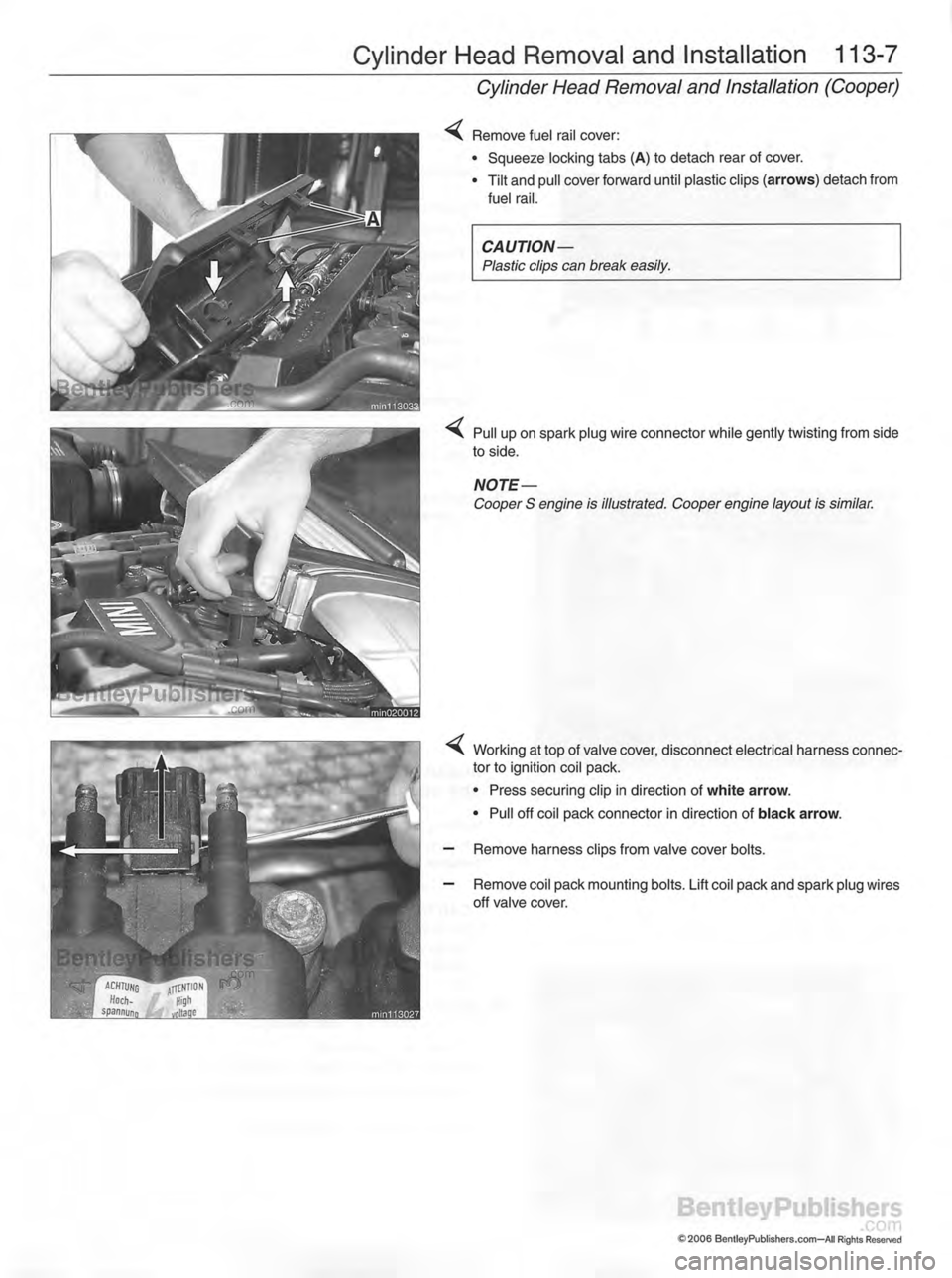 MINI COOPER 2002 Service Repair Manual MINI COOPER 2002 Service Repair Manual