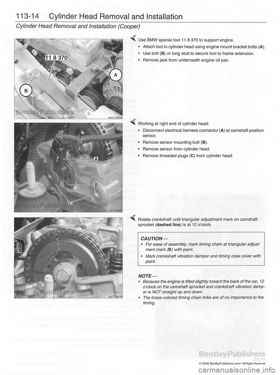 MINI COOPER 2002 Service Repair Manual MINI COOPER 2002 Service Repair Manual