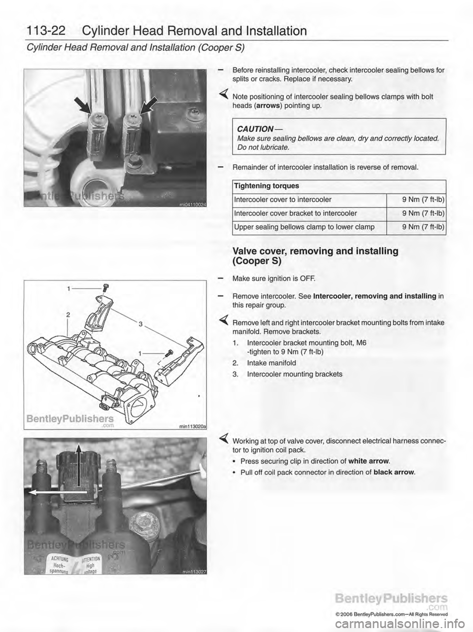 MINI COOPER 2002 Service Repair Manual MINI COOPER 2002 Service Repair Manual