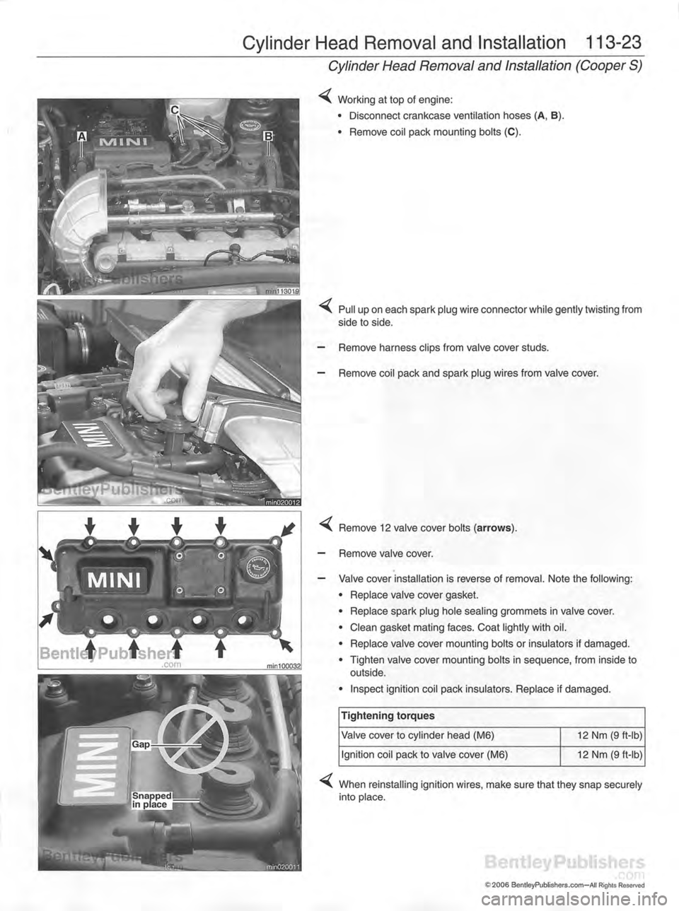 MINI COOPER 2002 Service Repair Manual MINI COOPER 2002 Service Repair Manual