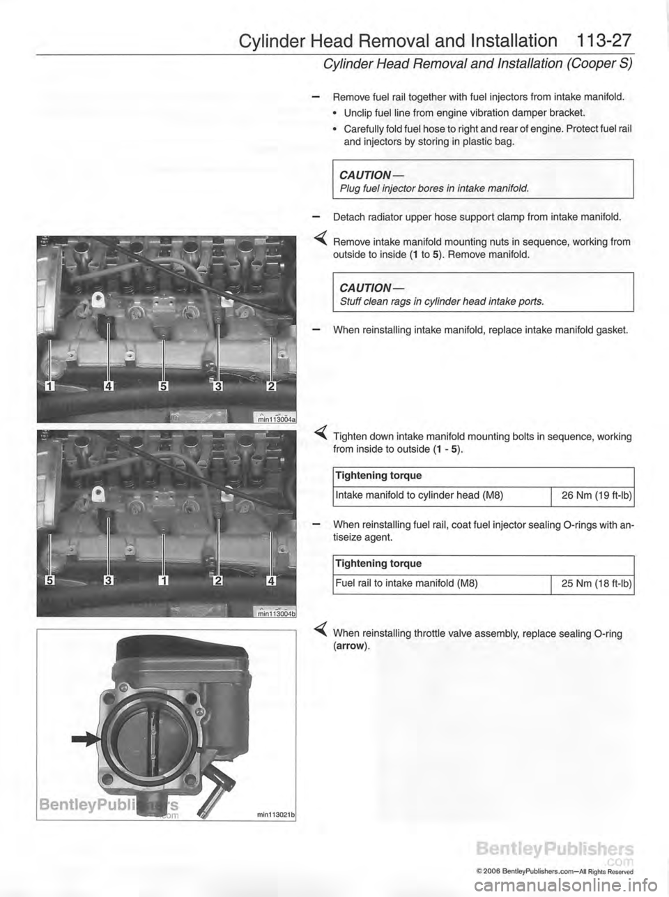 MINI COOPER 2002 Service Repair Manual MINI COOPER 2002 Service Repair Manual