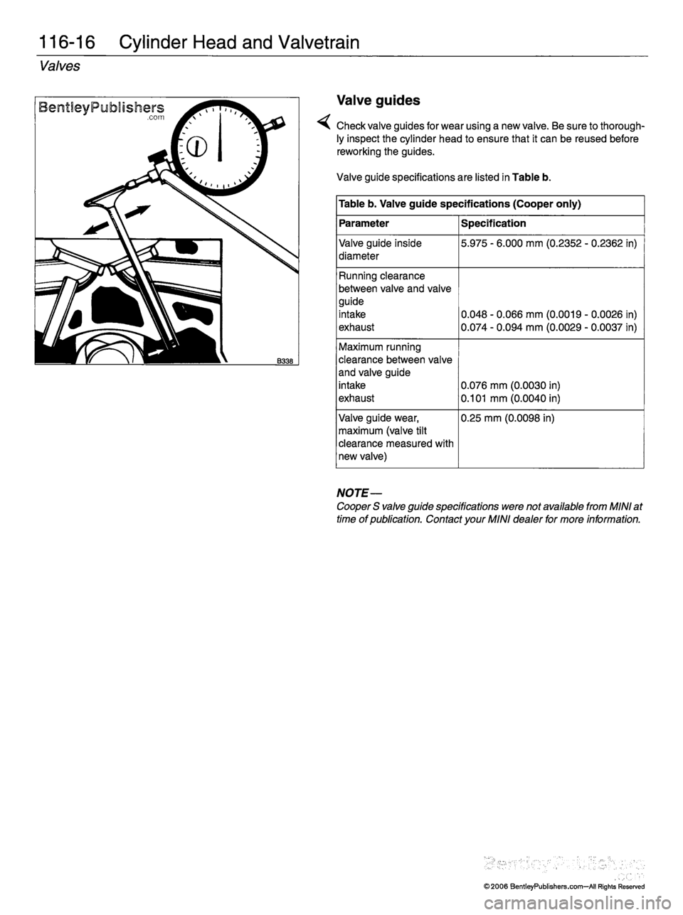 MINI COOPER 2002 Service Repair Manual MINI COOPER 2002 Service Repair Manual