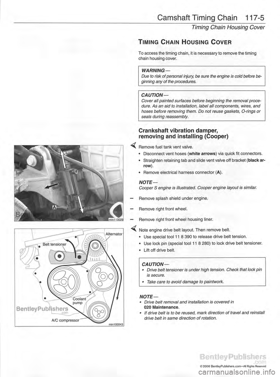 MINI COOPER 2002 Service Repair Manual MINI COOPER 2002 Service Repair Manual
