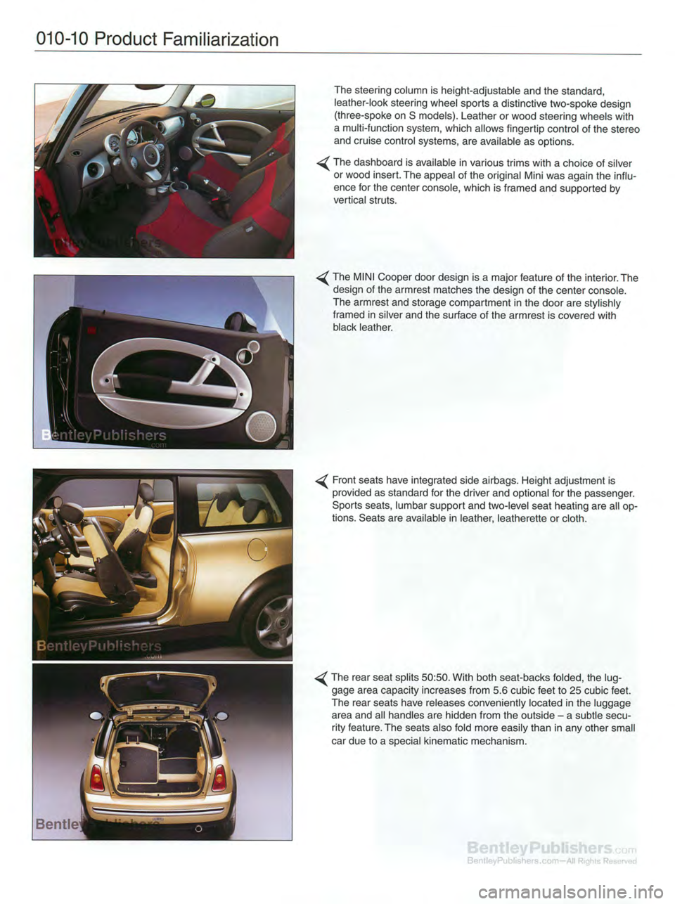 MINI COOPER 2002 Service User Guide MINI COOPER 2002 Service User Guide
