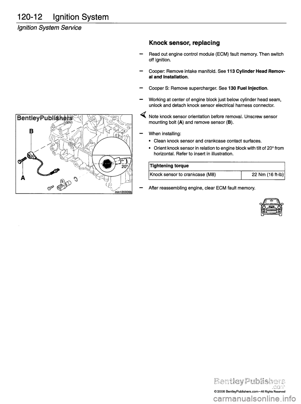 MINI COOPER 2002  Service Repair Manual 