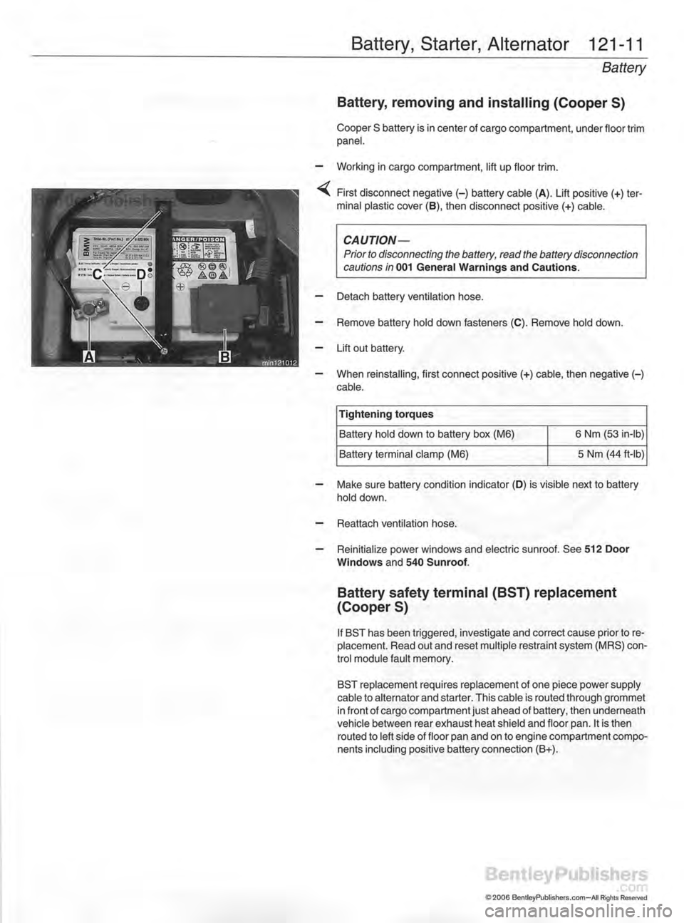 MINI COOPER 2002 Service Repair Manual MINI COOPER 2002 Service Repair Manual