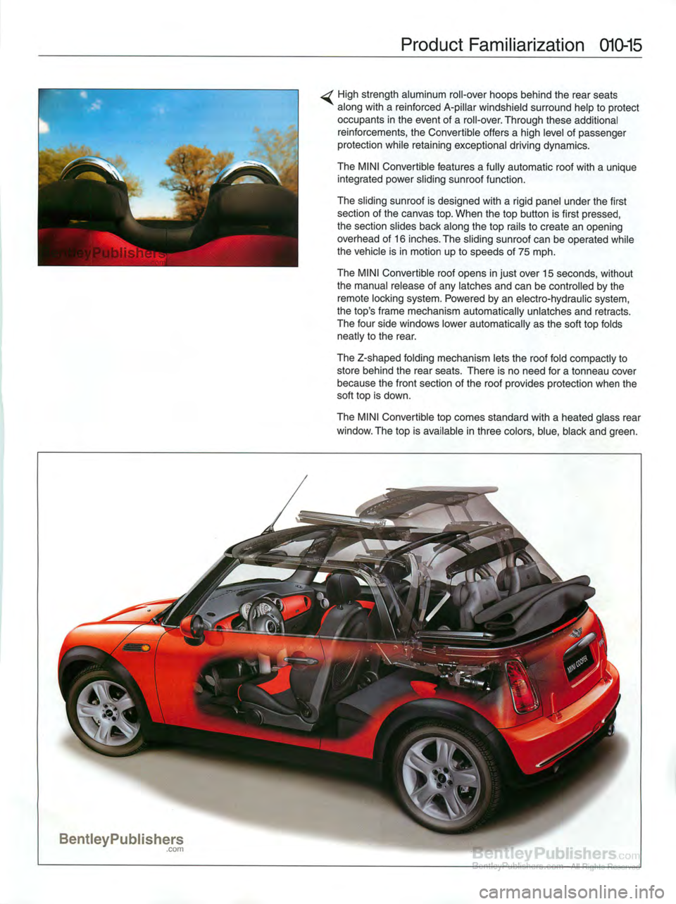 MINI COOPER 2002  Service Owners Manual 