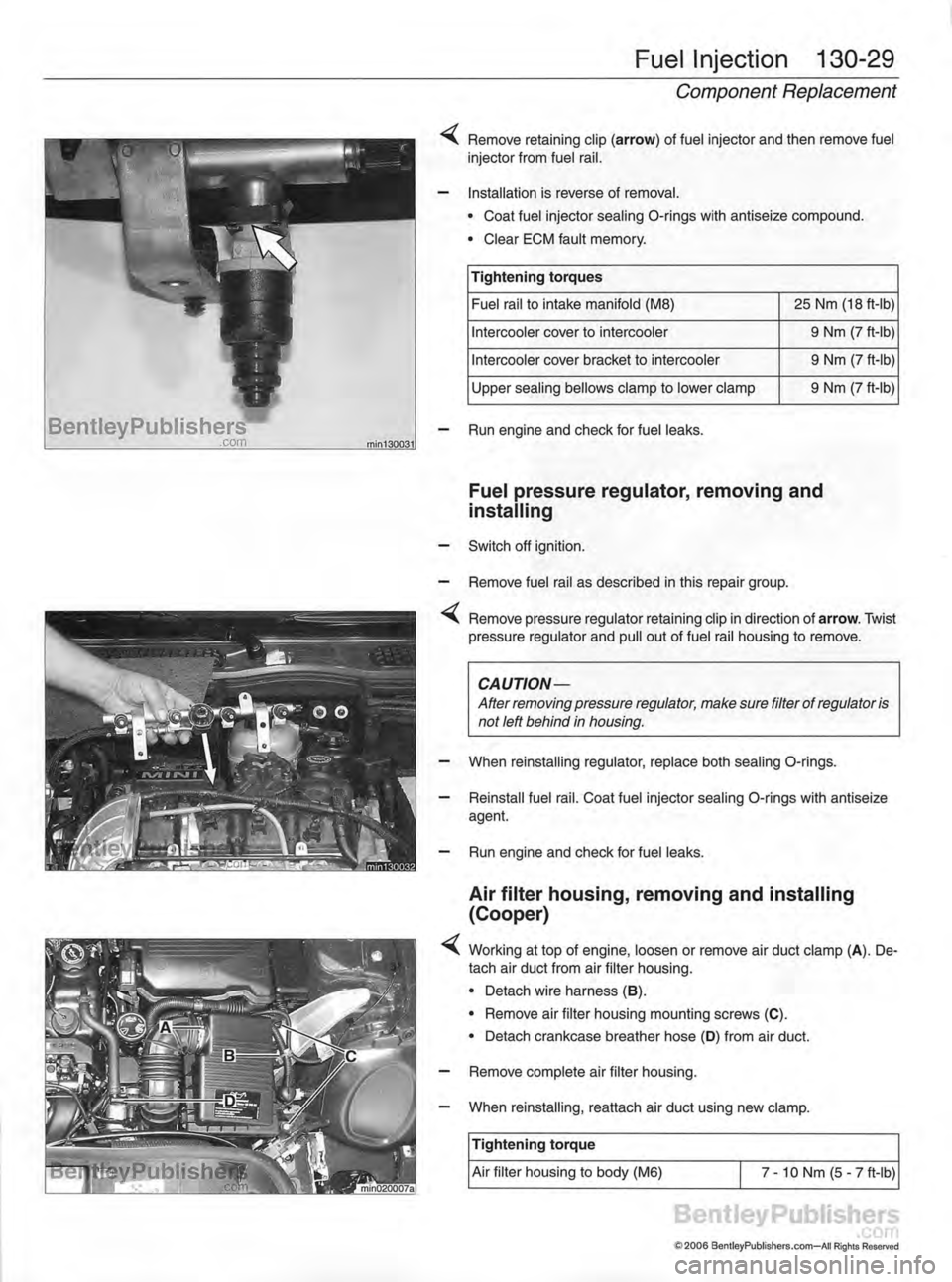 MINI COOPER 2002  Service Repair Manual 