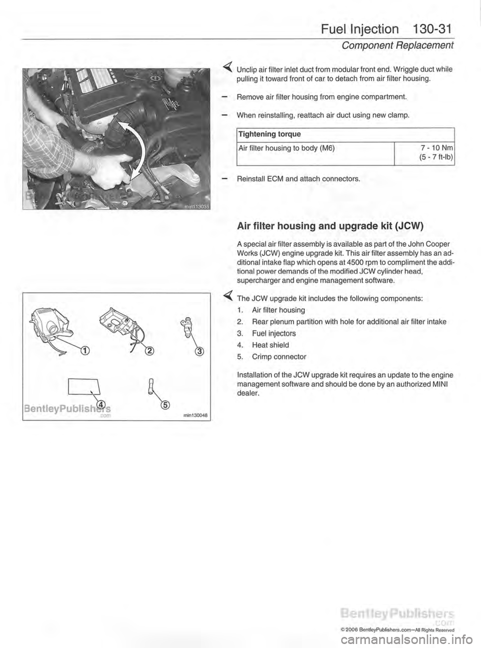 MINI COOPER 2002  Service Repair Manual 