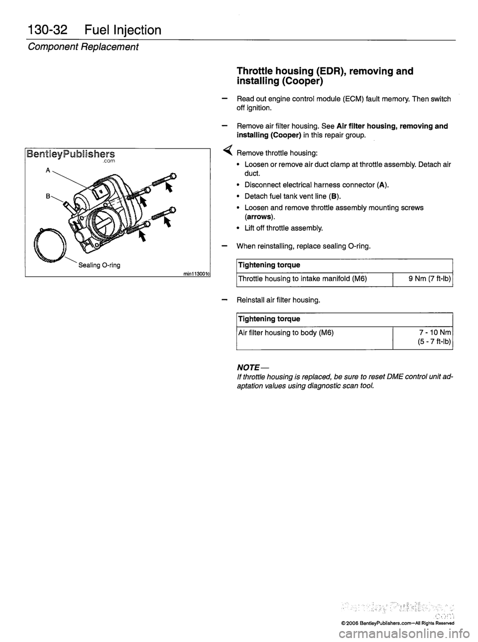 MINI COOPER 2002  Service Repair Manual 