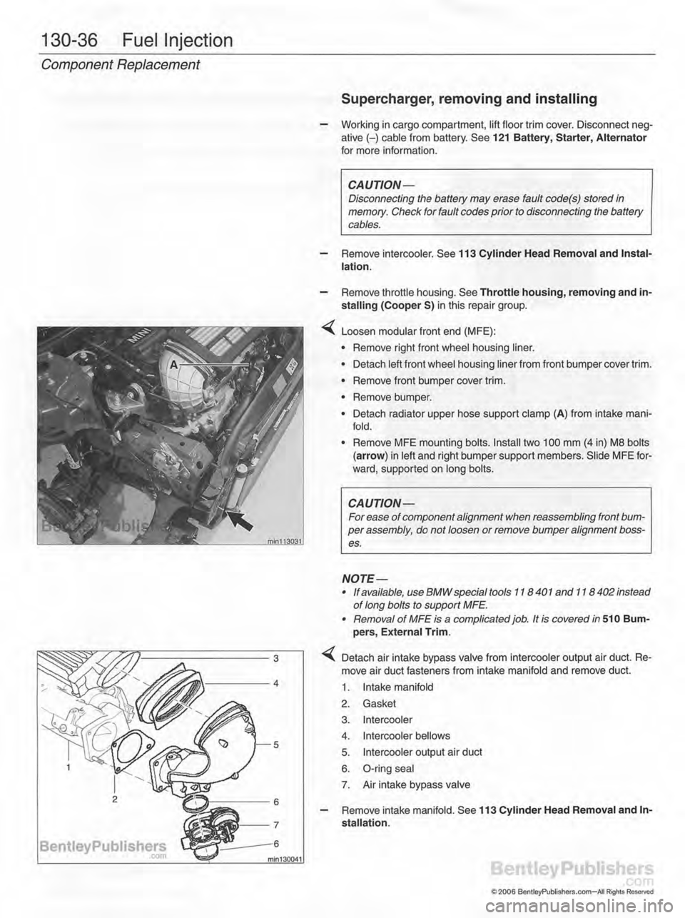 MINI COOPER 2002  Service Repair Manual 