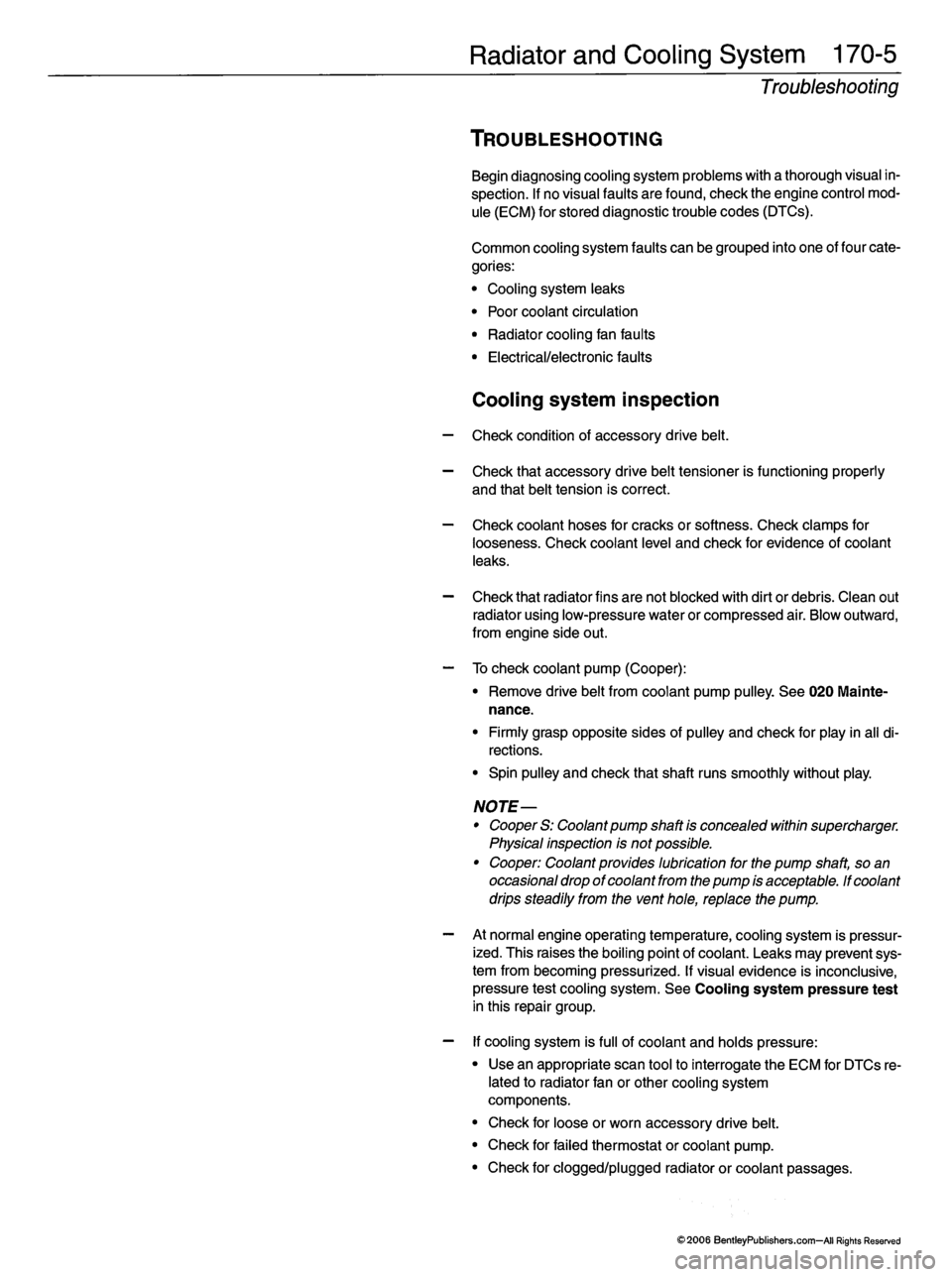 MINI COOPER 2002  Service Repair Manual 