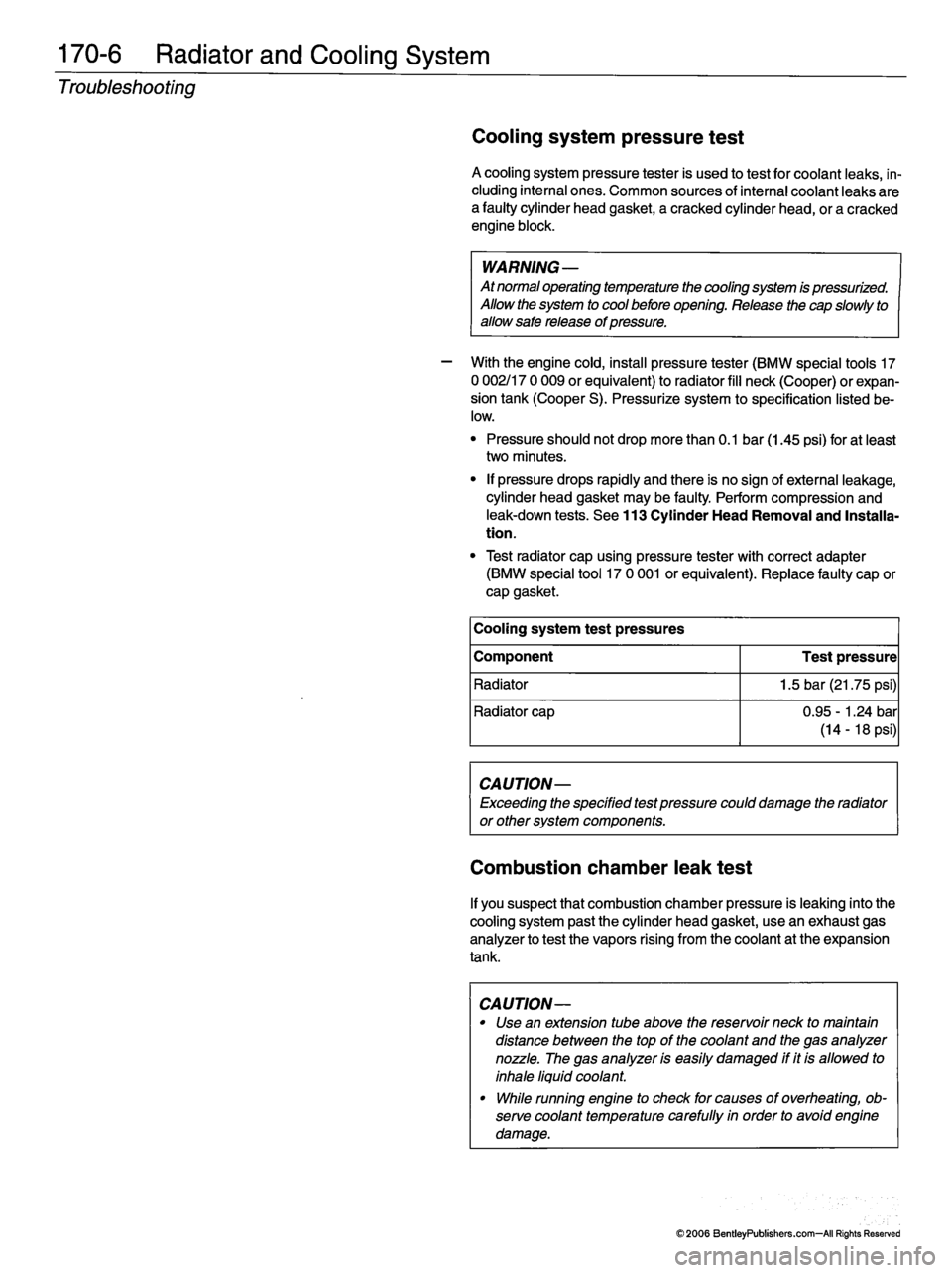 MINI COOPER 2002  Service Repair Manual 