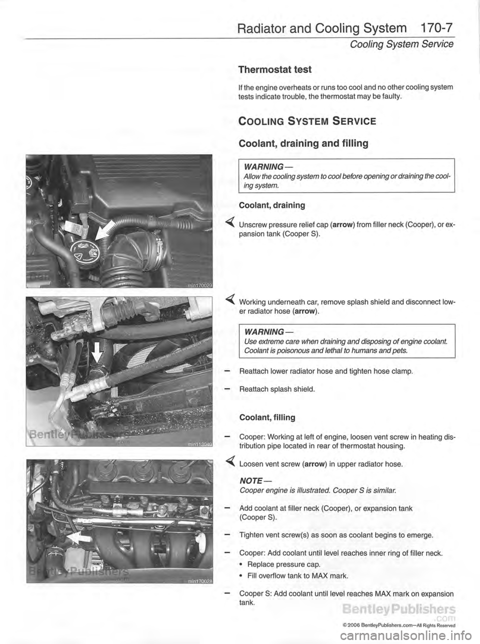MINI COOPER 2002  Service Repair Manual 