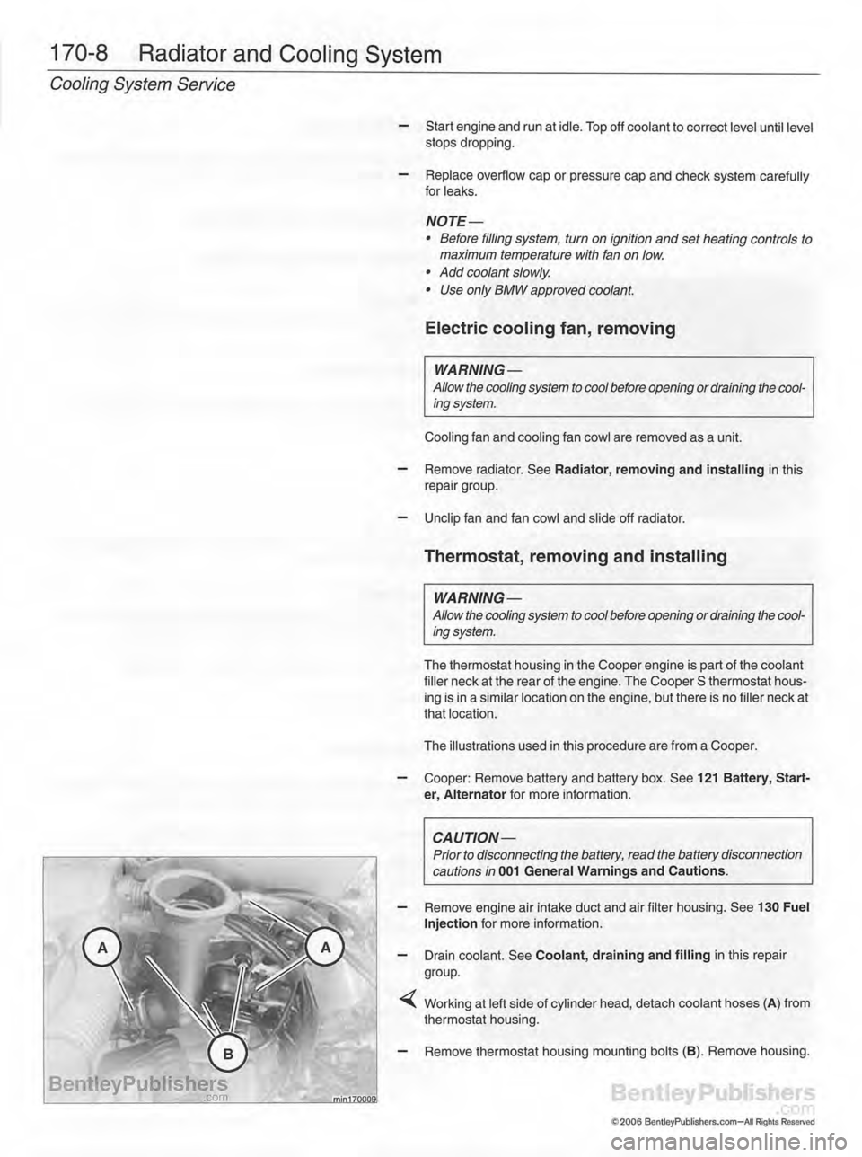 MINI COOPER 2002  Service Repair Manual 
