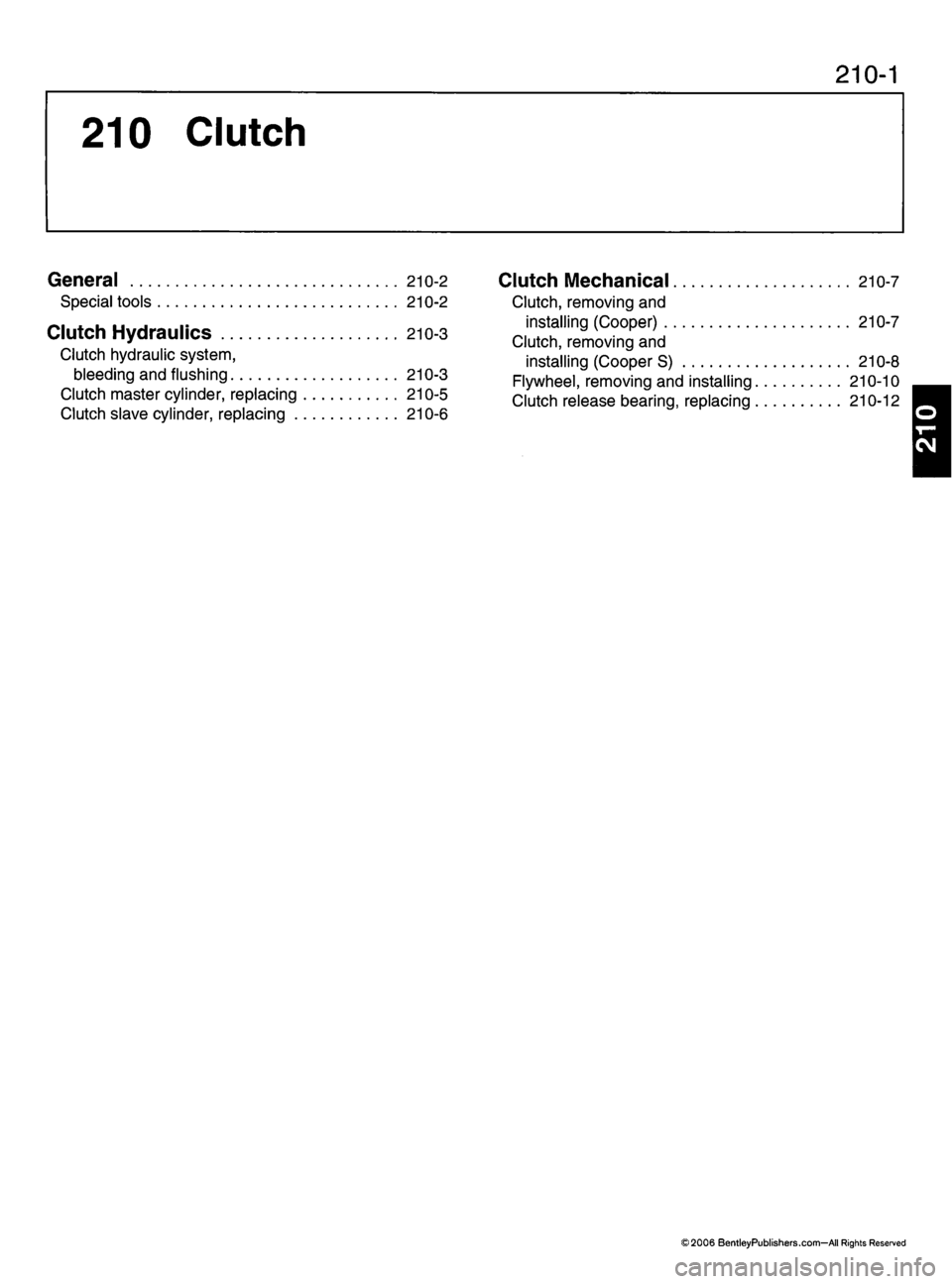 MINI COOPER 2002  Service Repair Manual 