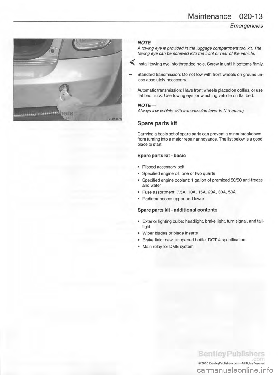 MINI COOPER 2002  Service Owners Guide 