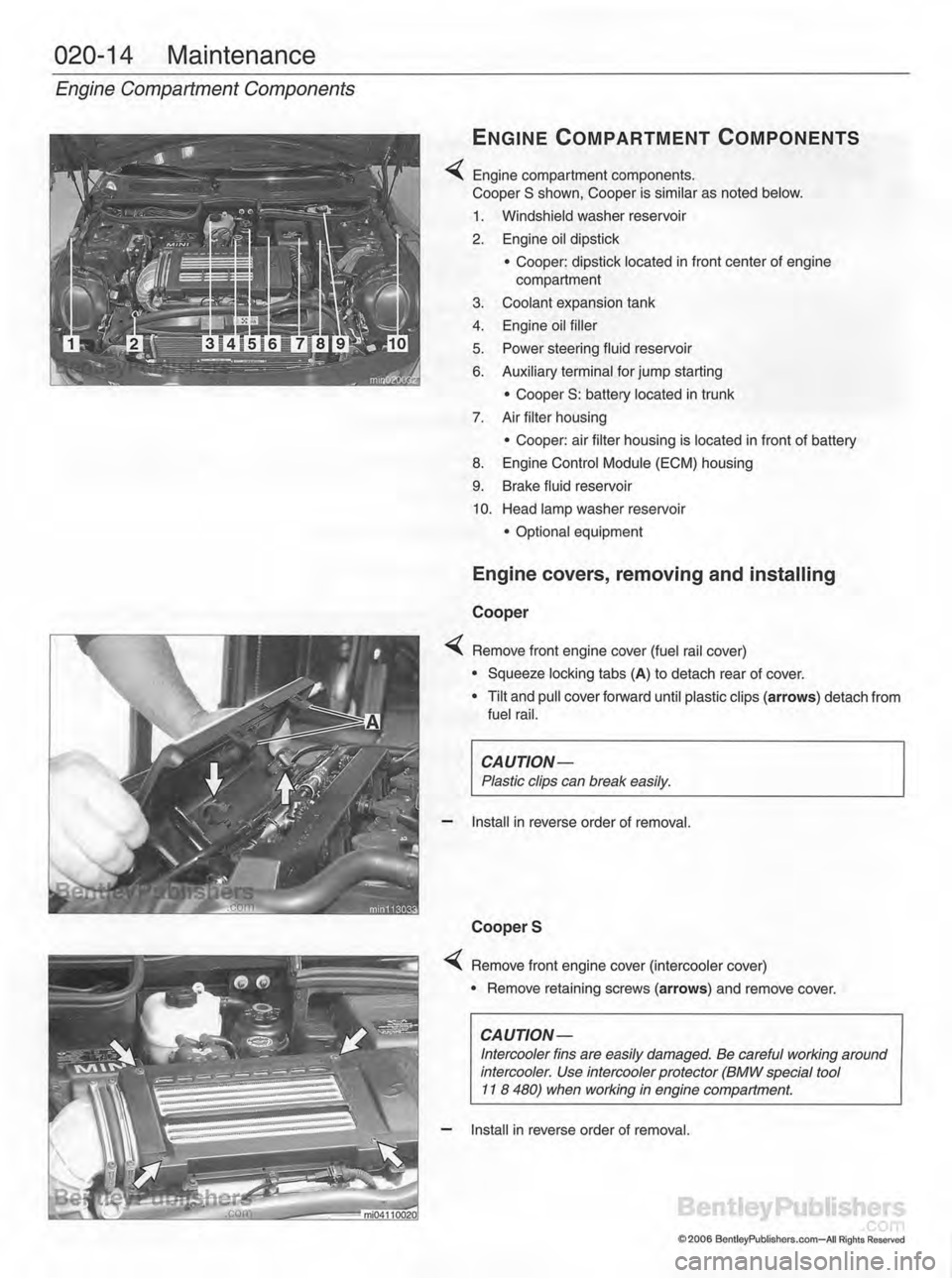 MINI COOPER 2002  Service Owners Guide 