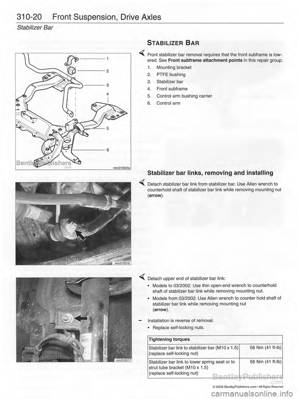 MINI COOPER 2002 Service Repair Manual MINI COOPER 2002 Service Repair Manual