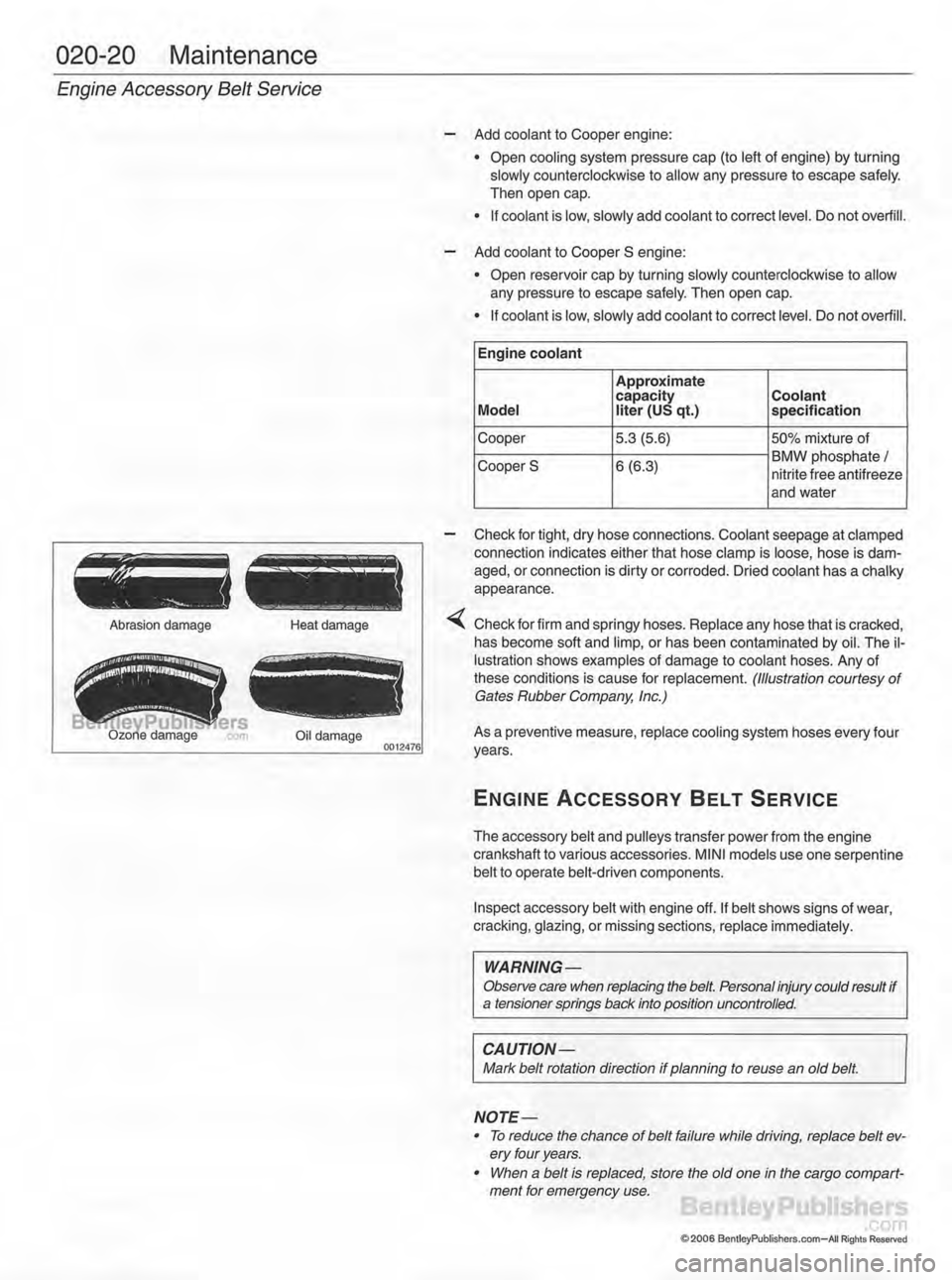 MINI COOPER 2002  Service Service Manual 