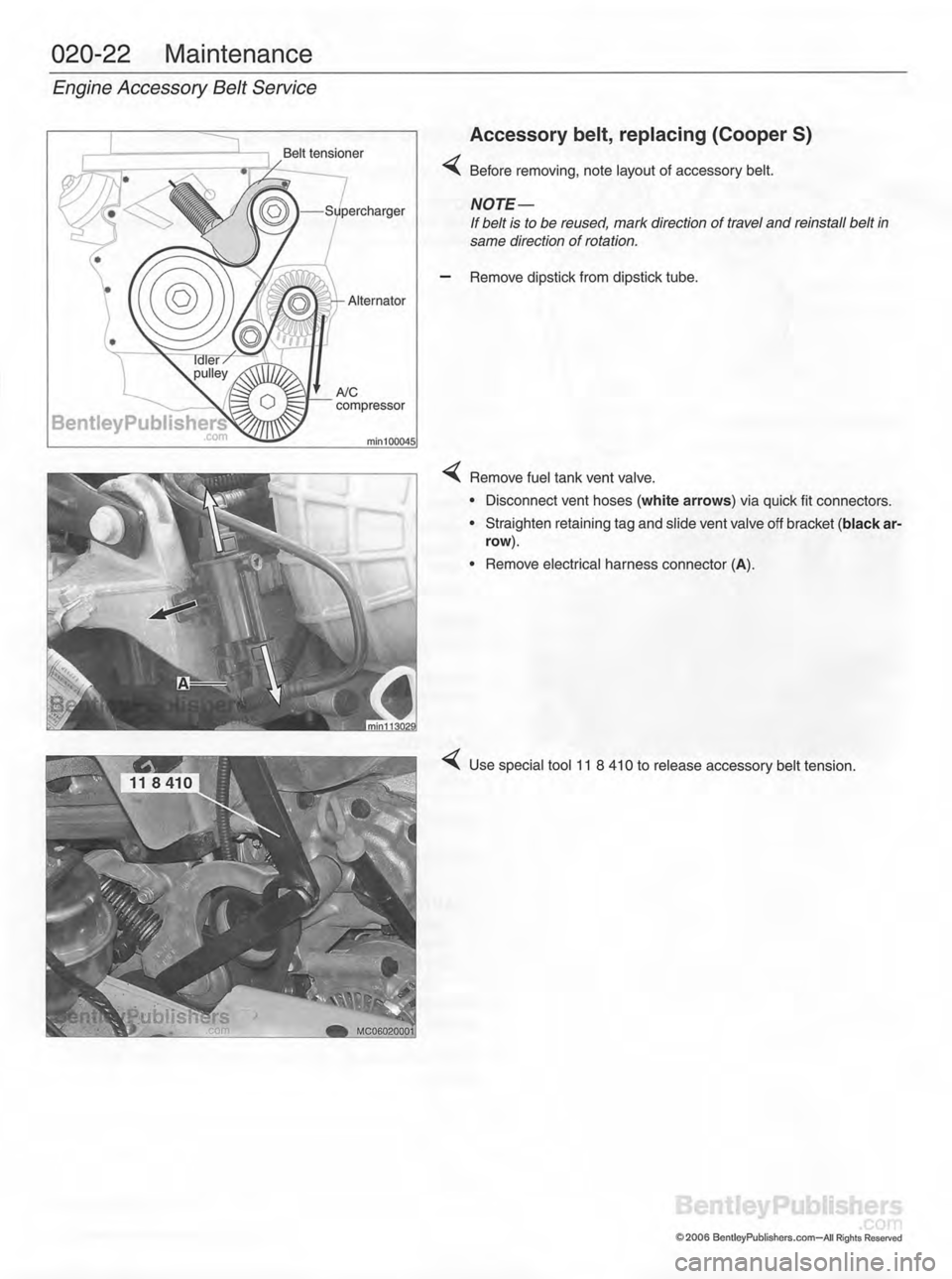 MINI COOPER 2002  Service Service Manual 