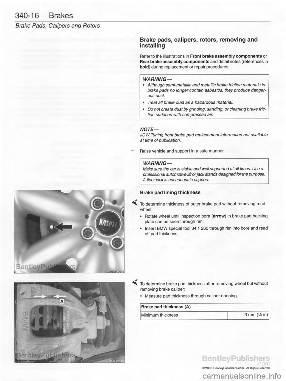 MINI COOPER 2002 Service Repair Manual MINI COOPER 2002 Service Repair Manual