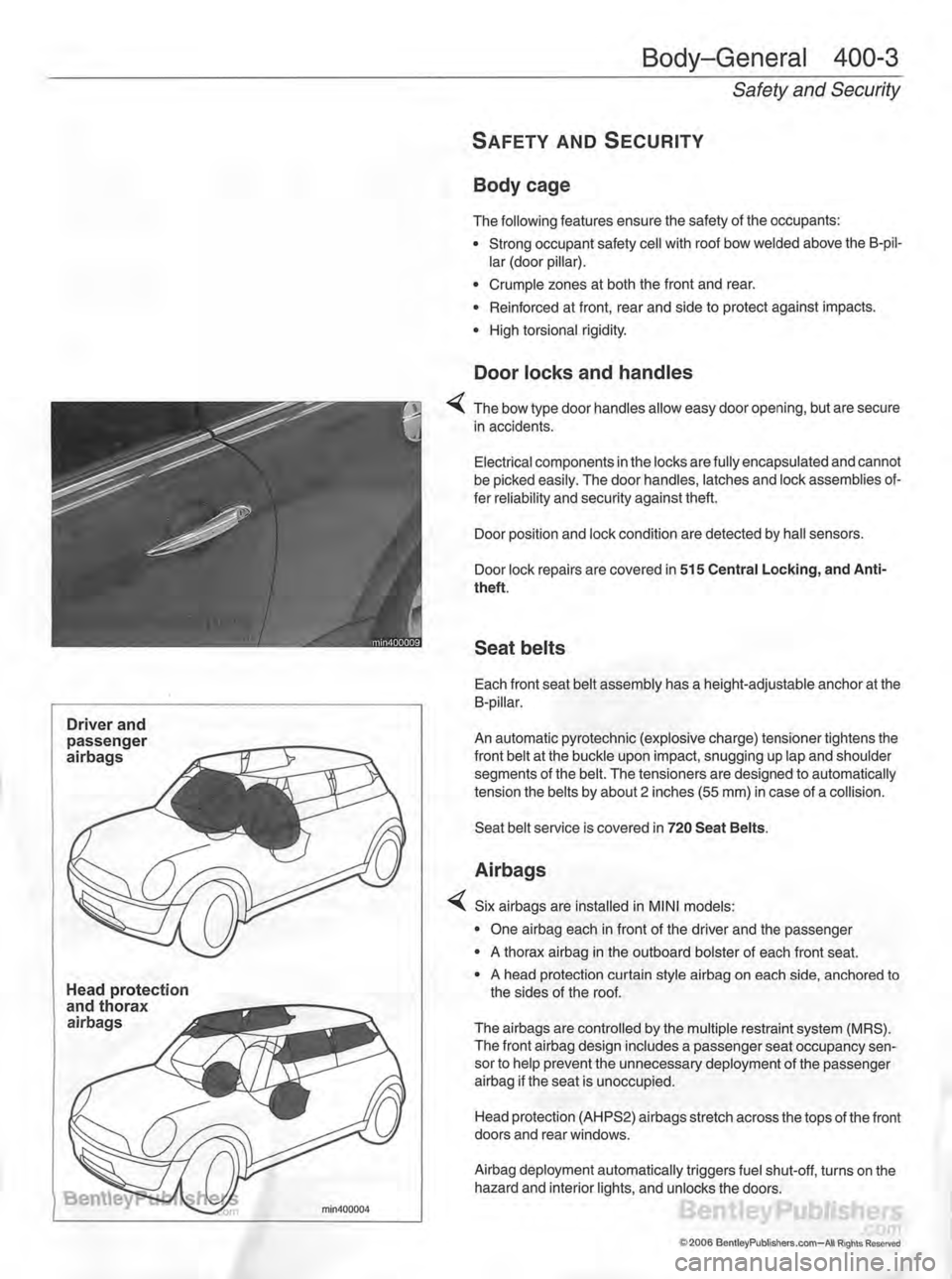 MINI COOPER 2002 Service Repair Manual MINI COOPER 2002 Service Repair Manual
