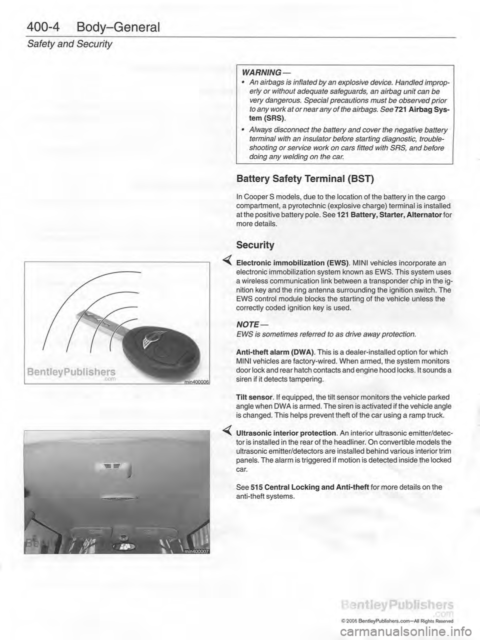 MINI COOPER 2002 Service Repair Manual MINI COOPER 2002 Service Repair Manual