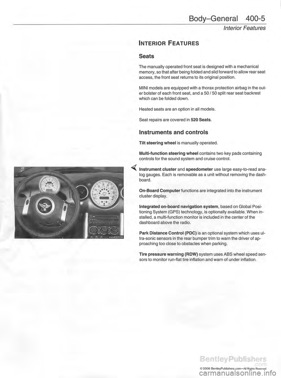 MINI COOPER 2002 Service Repair Manual MINI COOPER 2002 Service Repair Manual