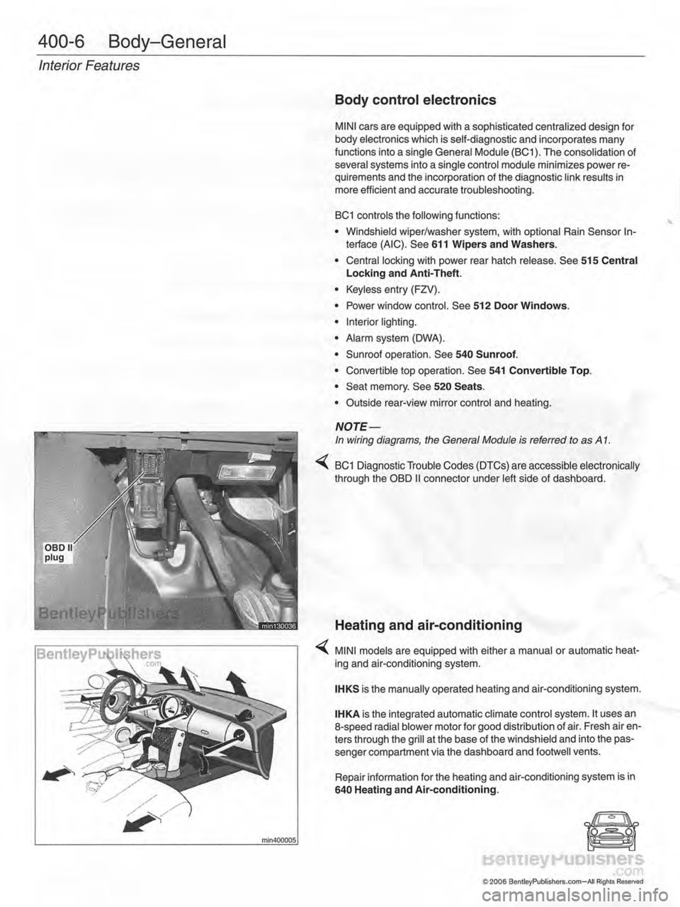 MINI COOPER 2002 Service Repair Manual MINI COOPER 2002 Service Repair Manual