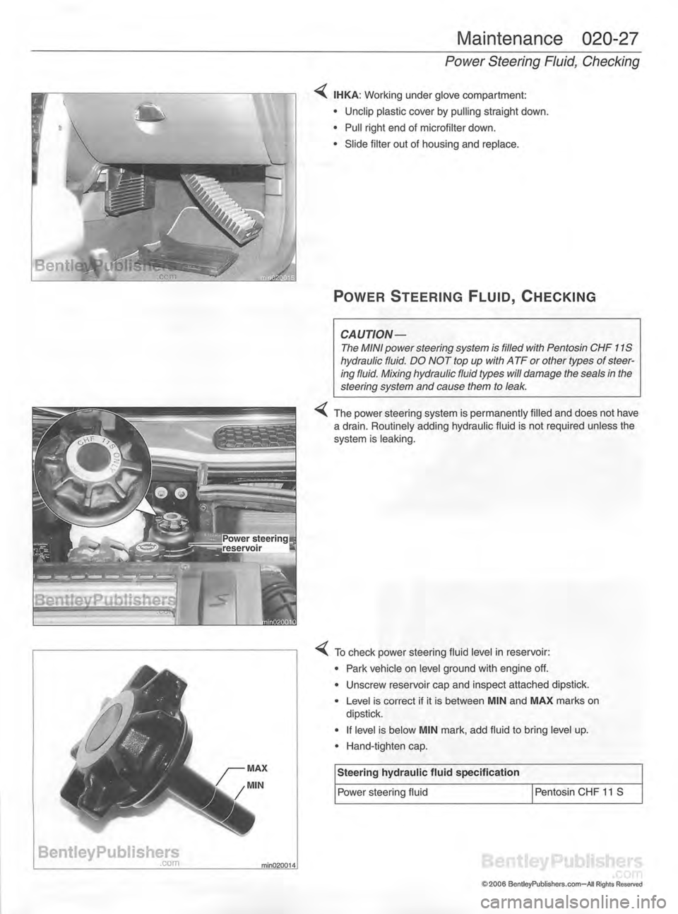 MINI COOPER 2002  Service Workshop Manual 