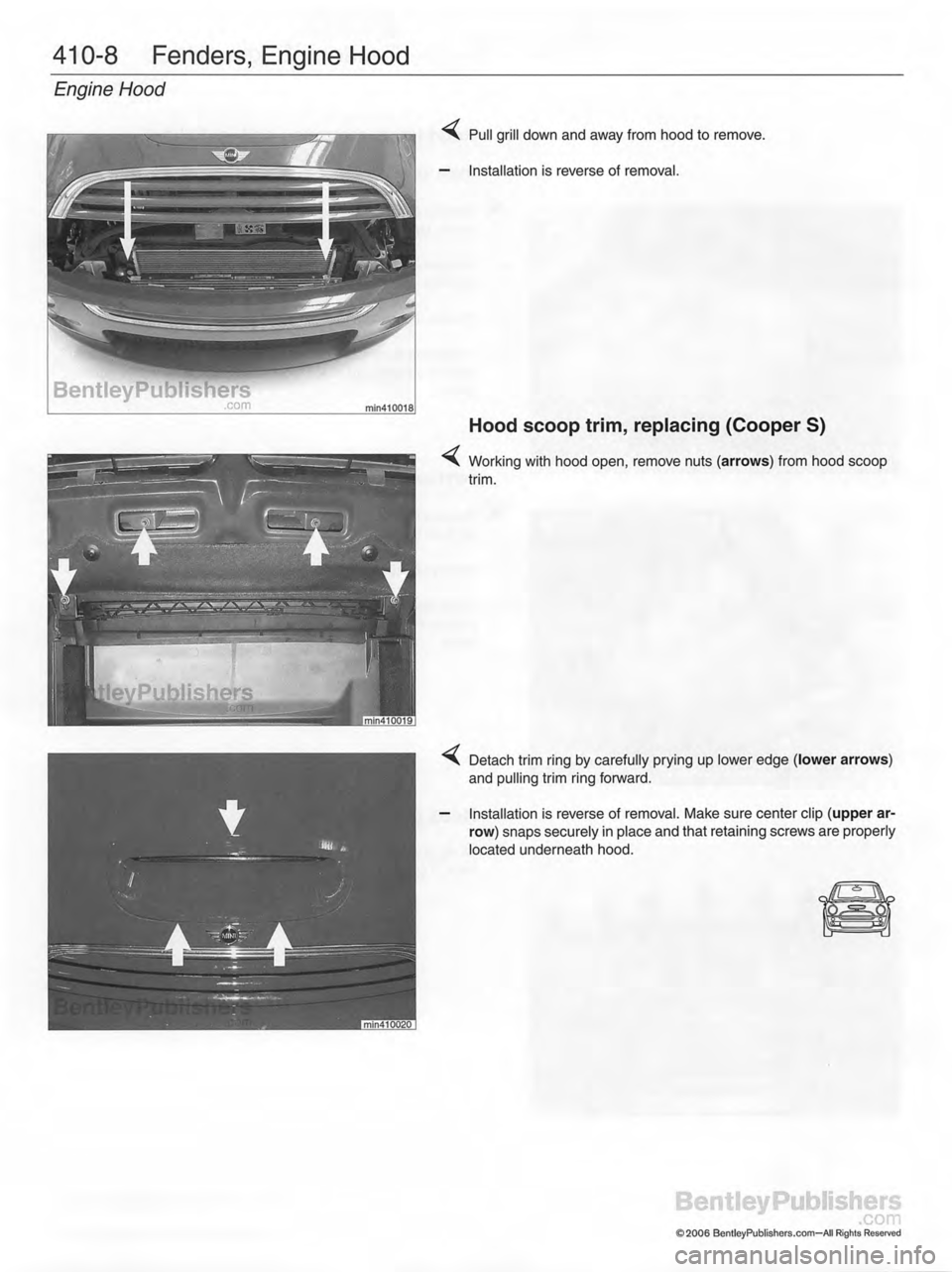 MINI COOPER 2002 Service Repair Manual MINI COOPER 2002 Service Repair Manual