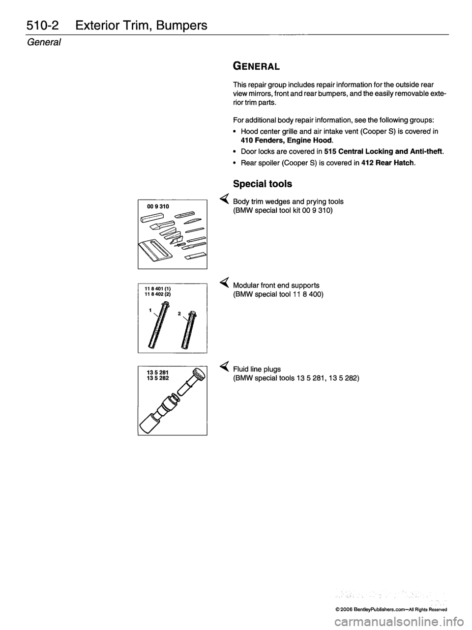 MINI COOPER 2002  Service Repair Manual 