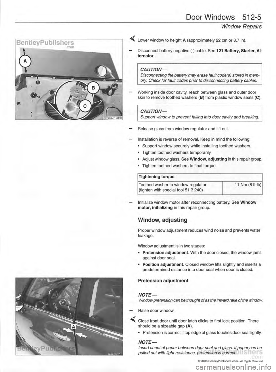 MINI COOPER 2002 Service Repair Manual MINI COOPER 2002 Service Repair Manual