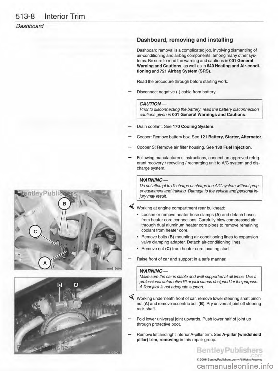 MINI COOPER 2002 Service Repair Manual MINI COOPER 2002 Service Repair Manual