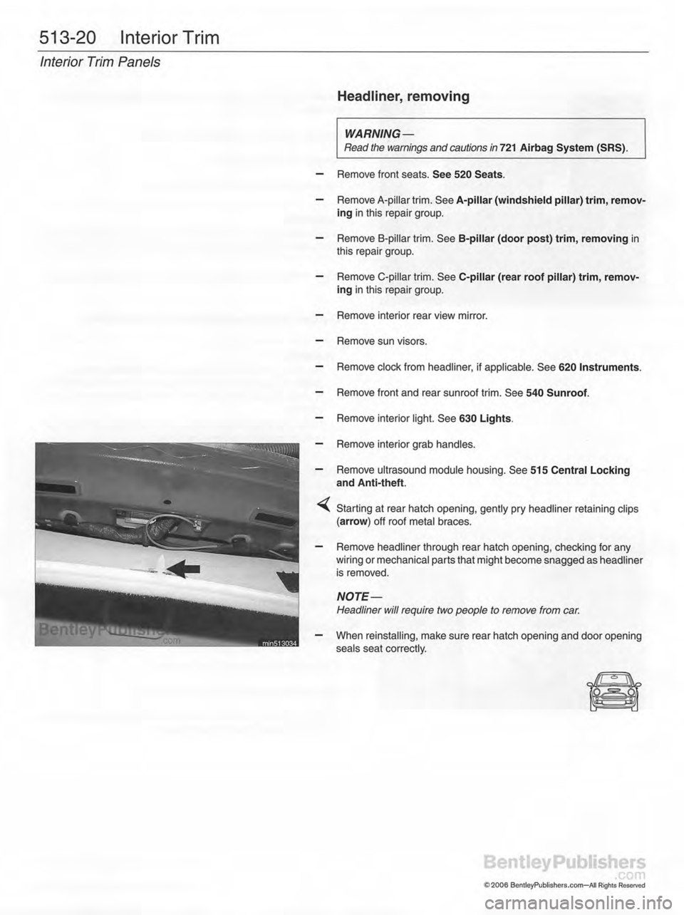 MINI COOPER 2002  Service Repair Manual 