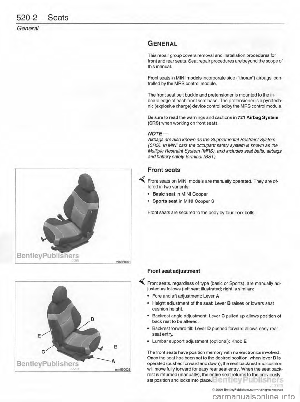 MINI COOPER 2002 Service Repair Manual MINI COOPER 2002 Service Repair Manual