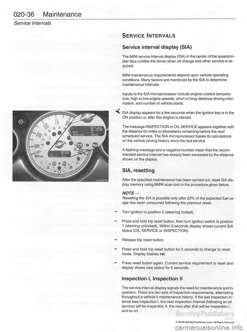 MINI COOPER 2002  Service Workshop Manual 