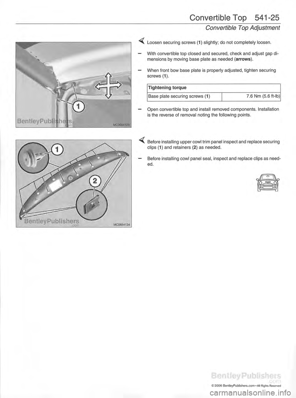 MINI COOPER 2002 Service Repair Manual MINI COOPER 2002 Service Repair Manual