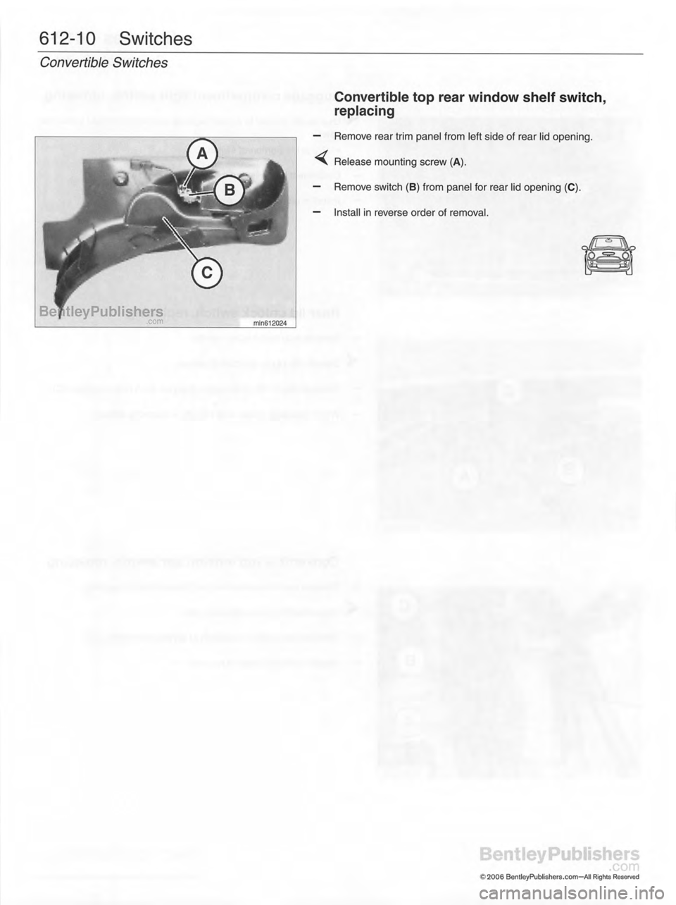 MINI COOPER 2002  Service Repair Manual 