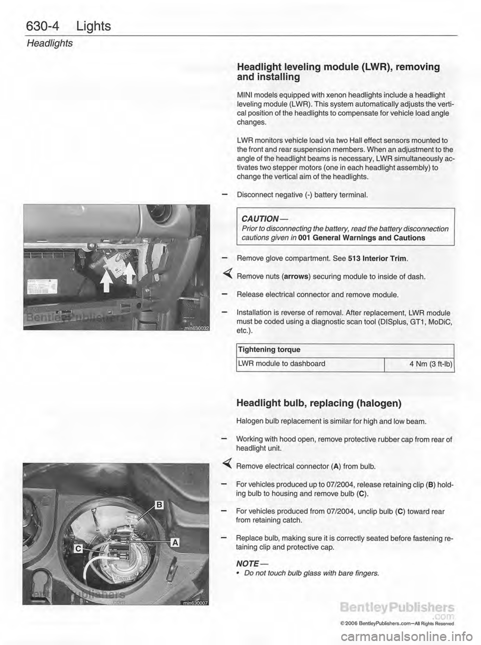 MINI COOPER 2002  Service Repair Manual 