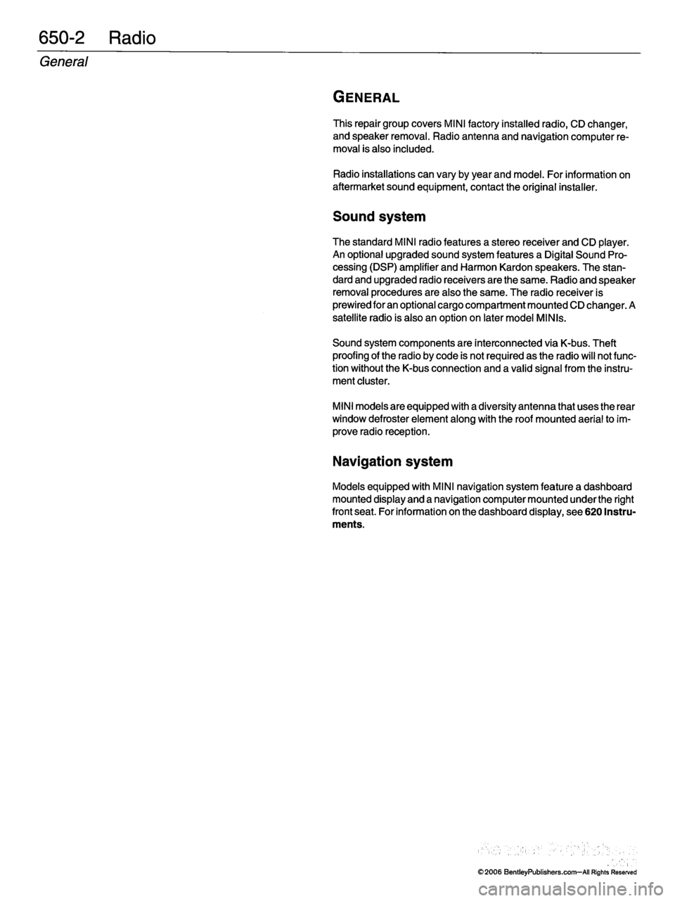 MINI COOPER 2002  Service Repair Manual 