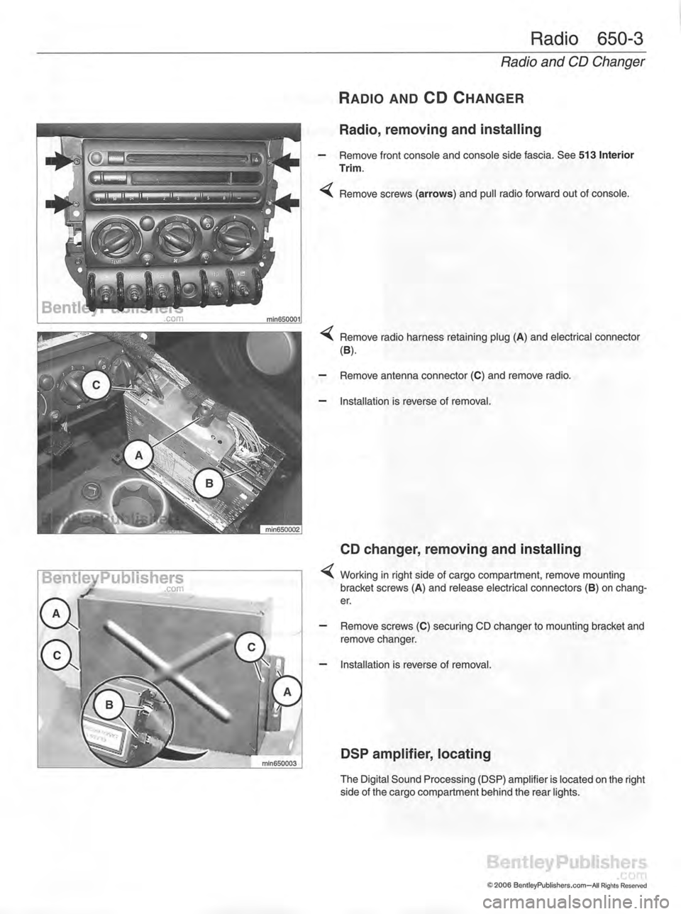 MINI COOPER 2002  Service Repair Manual 