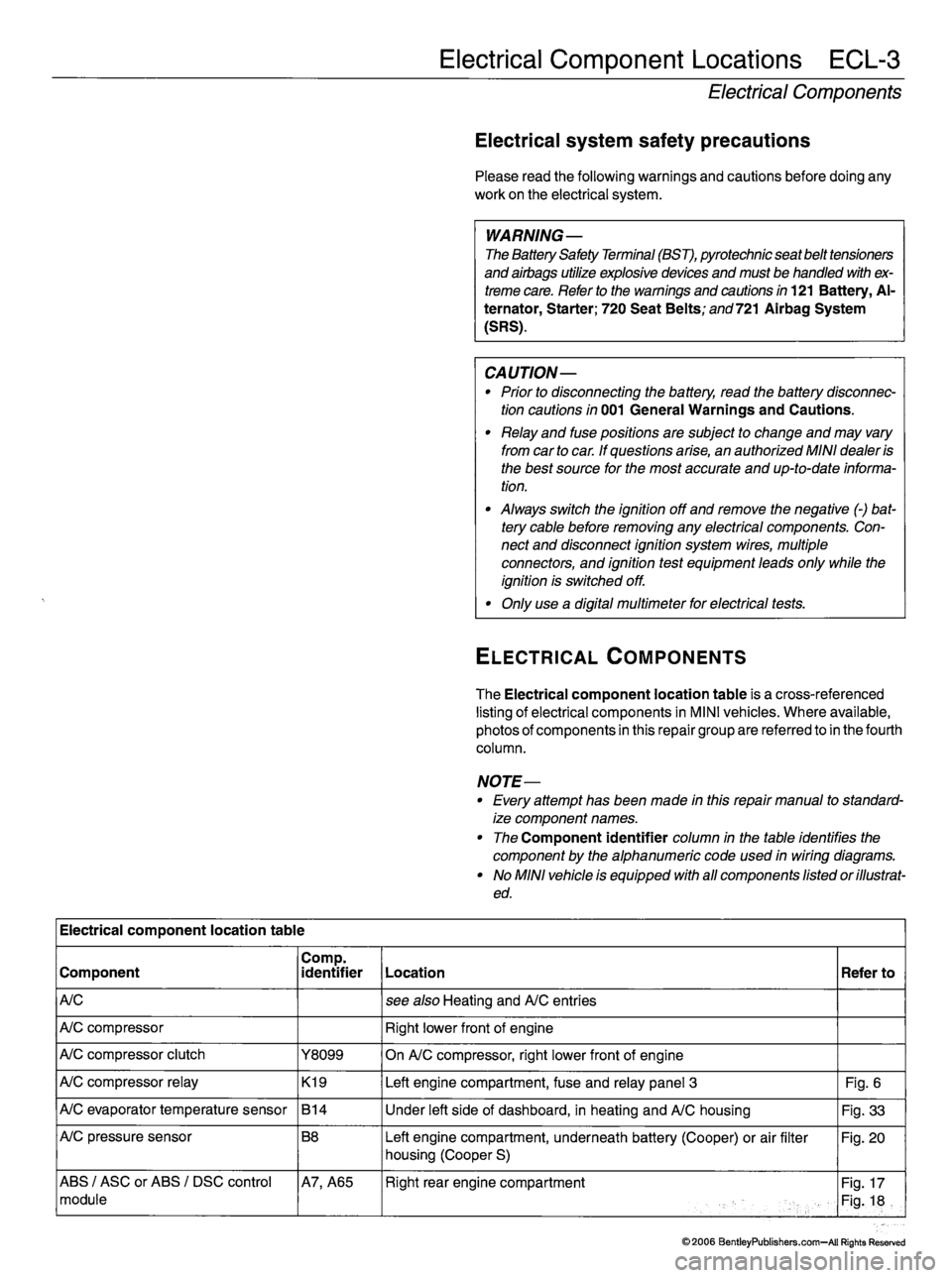 MINI COOPER 2002 Service Repair Manual MINI COOPER 2002 Service Repair Manual