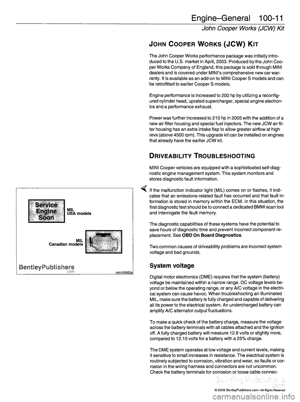 MINI COOPER 2002  Service Manual PDF 